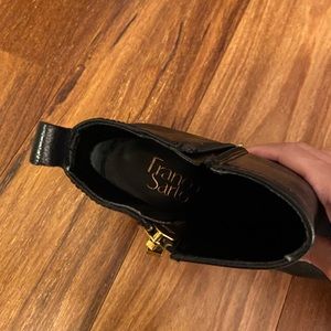 Lightly worn Franco Sarto black booties